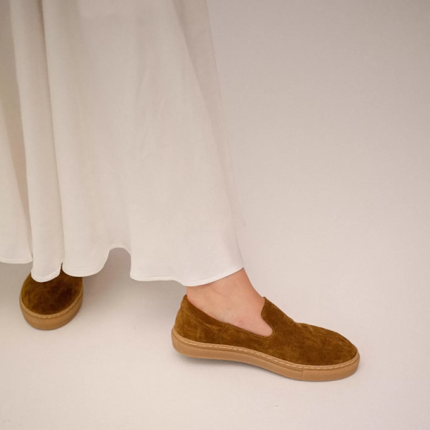 Balagan Biluyi Sneakersy, Ziemisty Welur | Sneakersy