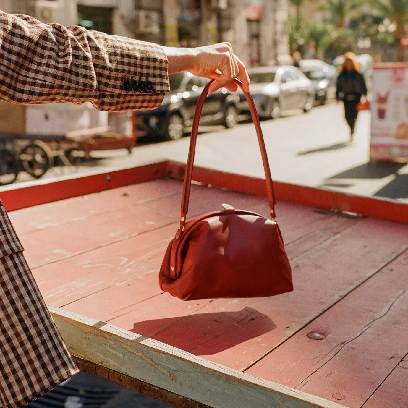 Balagan Hug Bag Torebka L, Bordowy | Minitorebki