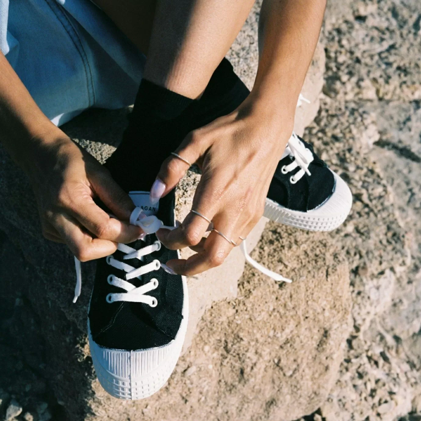 Balagan Novesta Star Master Sneakersy Damskie Vegan, Czarne Na Bialym | Sneakersy