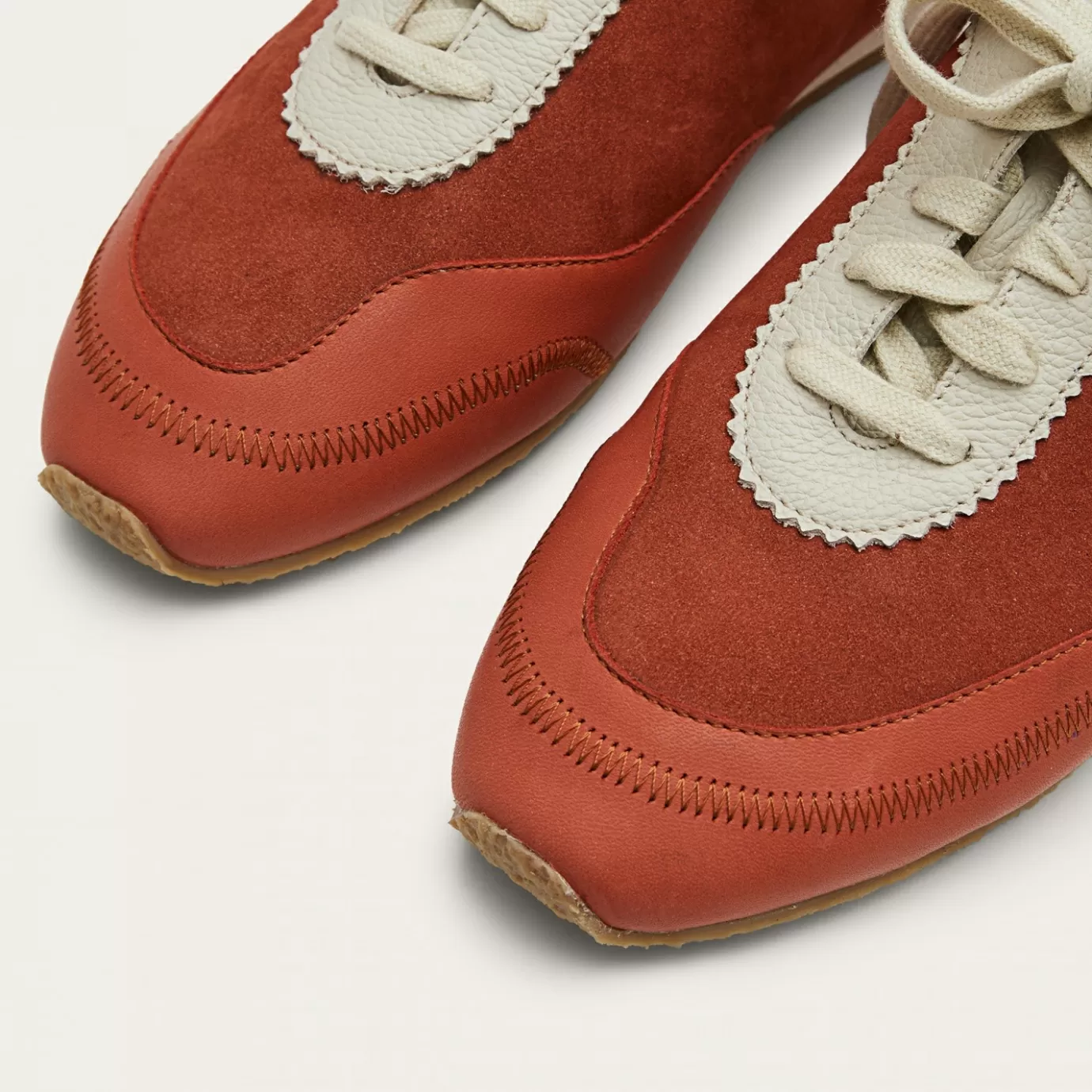 Balagan Ritza Sneakersy, Vintage Czerwony Nubuk | Sneakersy