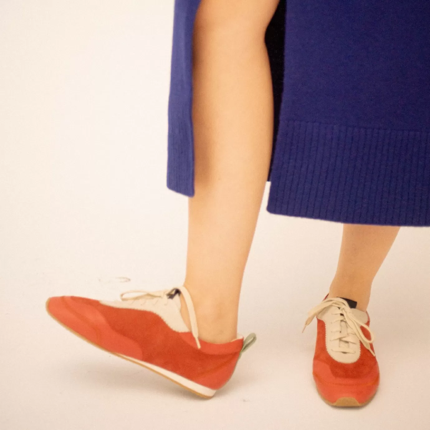 Balagan Ritza Sneakersy, Vintage Czerwony Nubuk | Sneakersy
