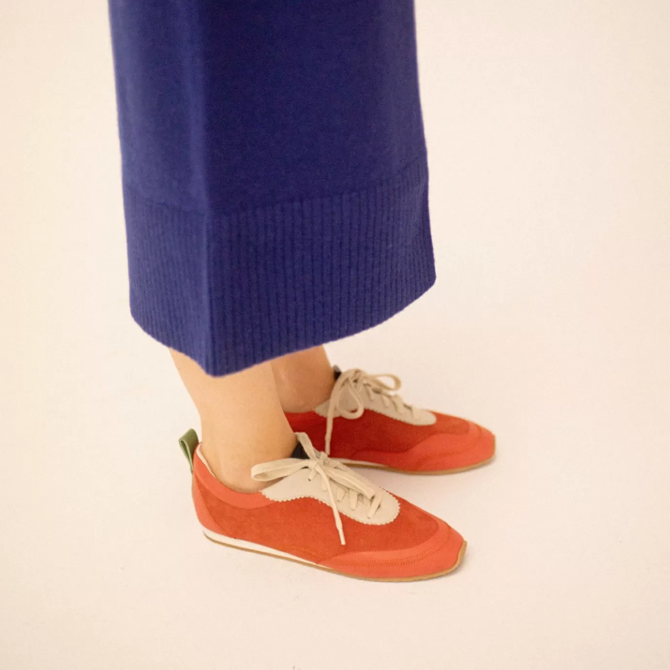 Balagan Ritza Sneakersy, Vintage Czerwony Nubuk | Sneakersy